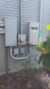 A Power Motor SYstem Outside a House